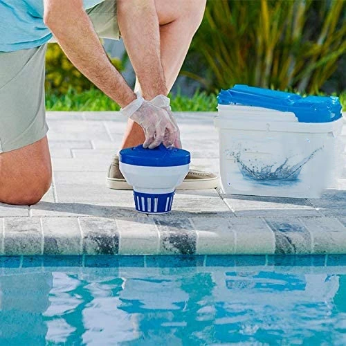 Comprimés chimiques de purification d'eau chlorée pour piscine, stabilisateurs de chlore TCCA pour piscine